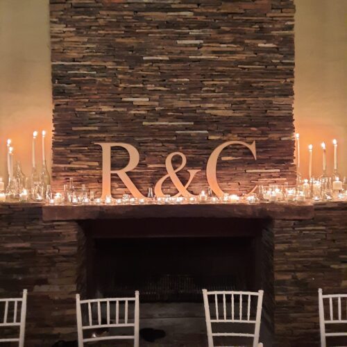 BACKDROP SIGN - INITIALS