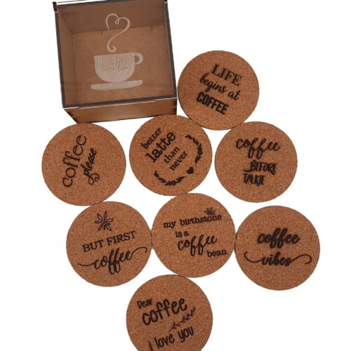 Cork Coasters - Coffee Collection