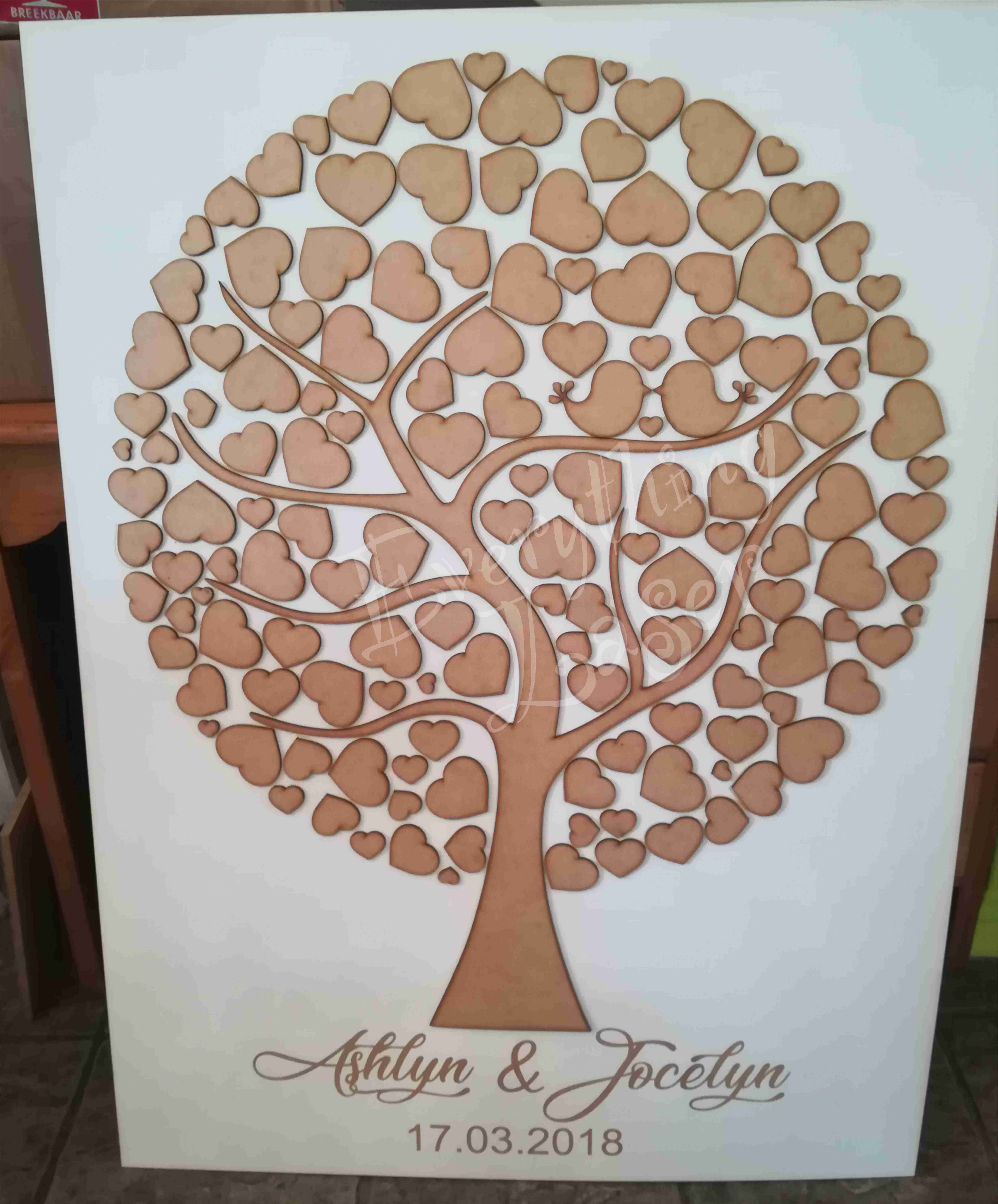 Heart Tree Guest book