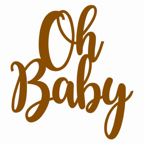 Oh Baby wall decor