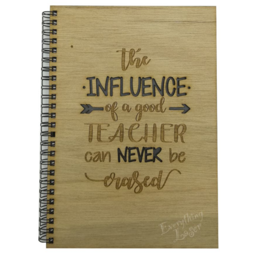 Notebook - Influence of a teacher can never be erased