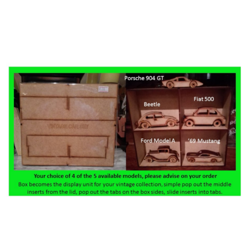 Vintage car set