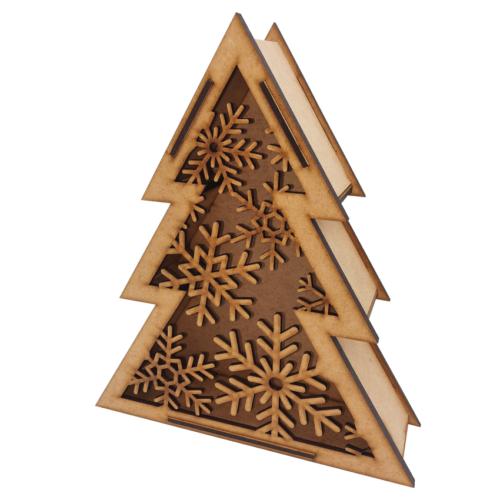 CHRISTMAS TREE BOX - SNOWFLAKE