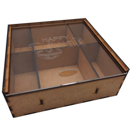 HAPPY DIWALI BOX WITH SLIDE LID