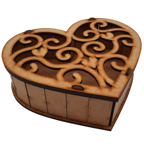 HEART BOX WITH SWIRL LID
