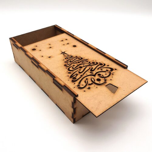 SLIDE LID BOX - CHRISTMAS TREE