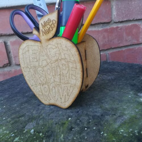 Apple pen and pencil holder