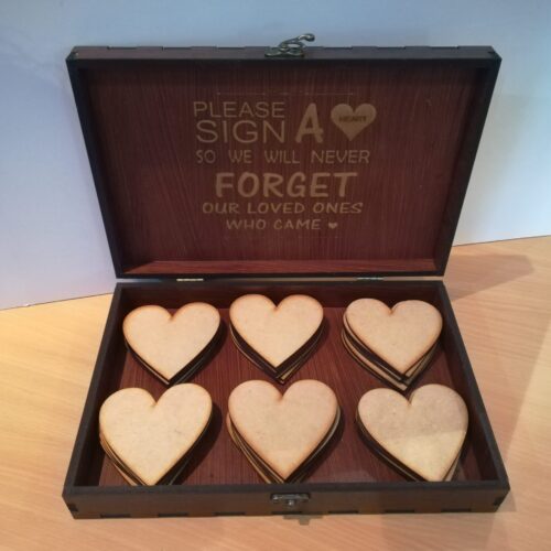 Hearts with Box - 60 hearts
