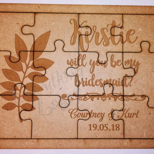 Bridesmaid invitation