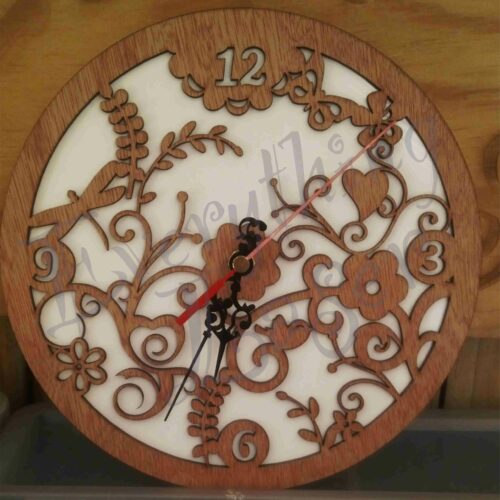 FLORAL CLOCK