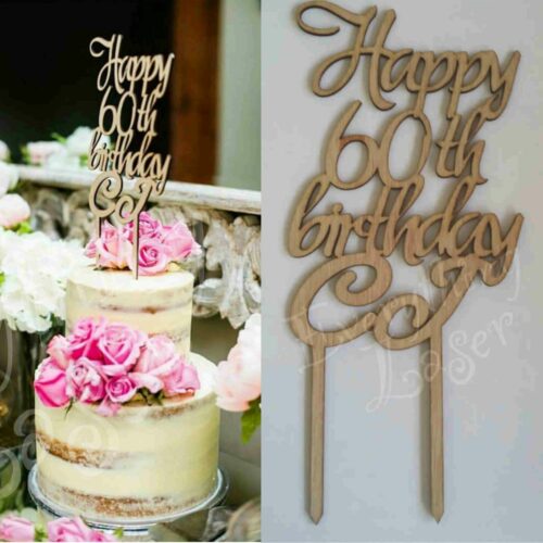 HAPPY BIRTDAY WITH NUMBER AND NAME