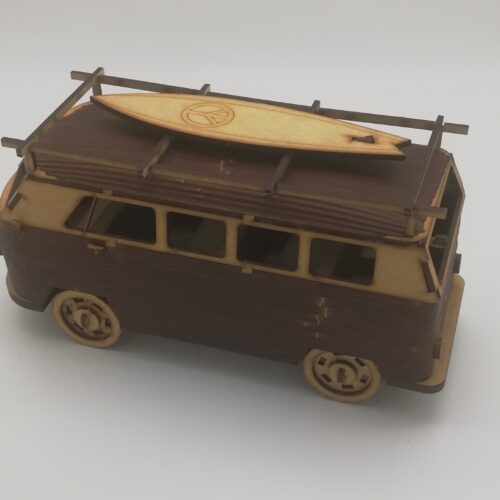VW WAGON (SLICE) WITH ADD ON RACK (incl. wagon)