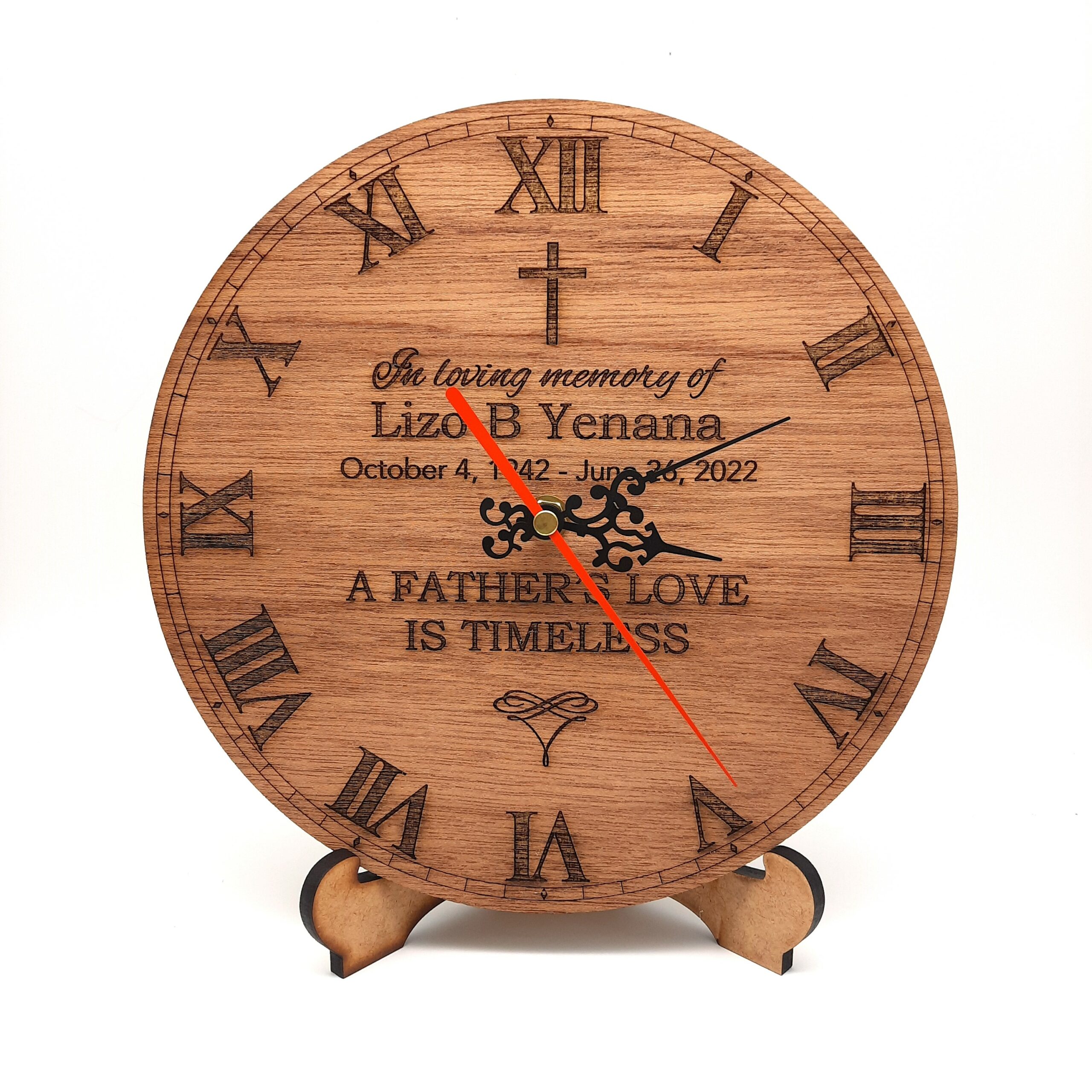 IN LOVING MEMORY CLOCK