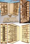 BOOK NOOK - LIBRARY WITH LIGHT DRAWER