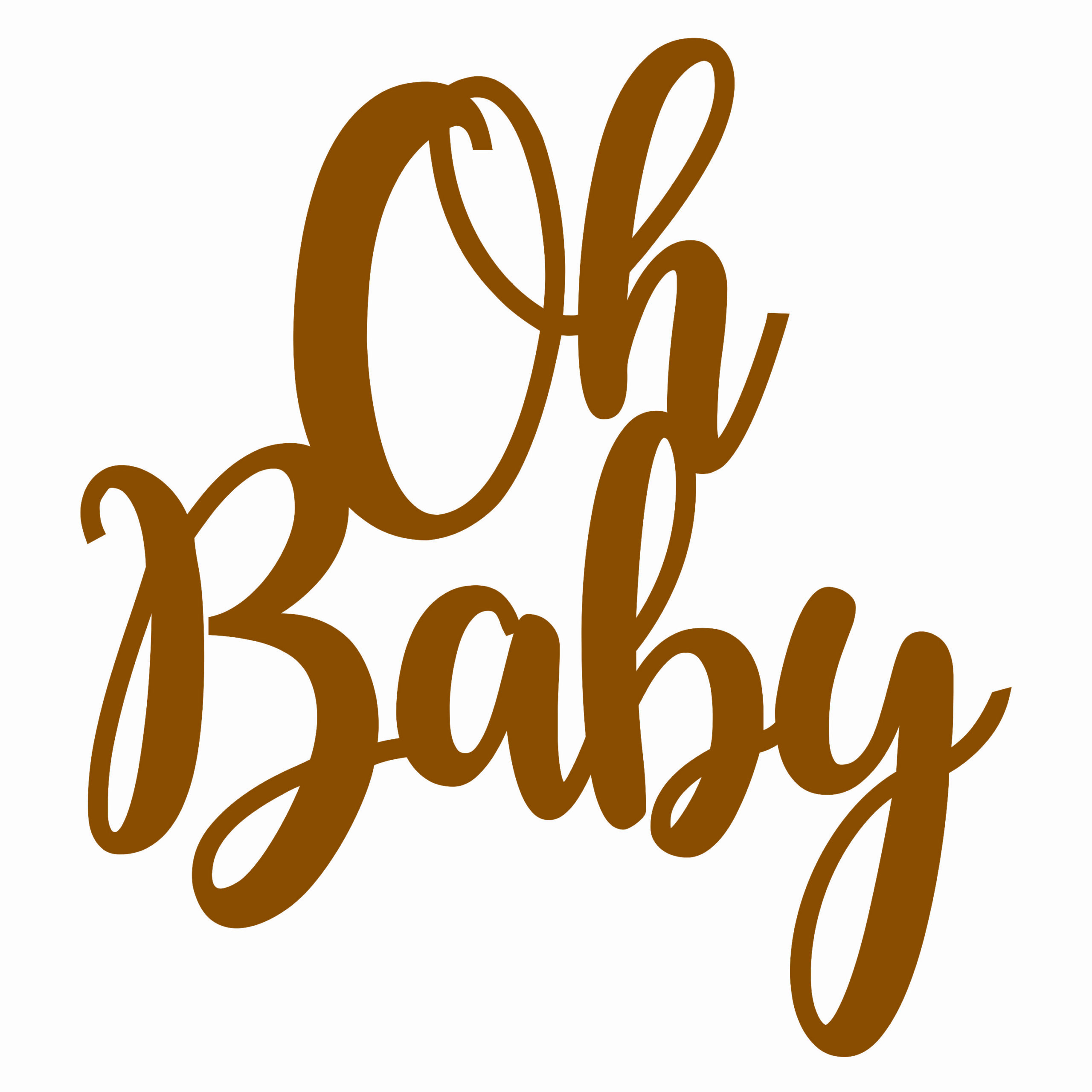 Oh Baby wall decor