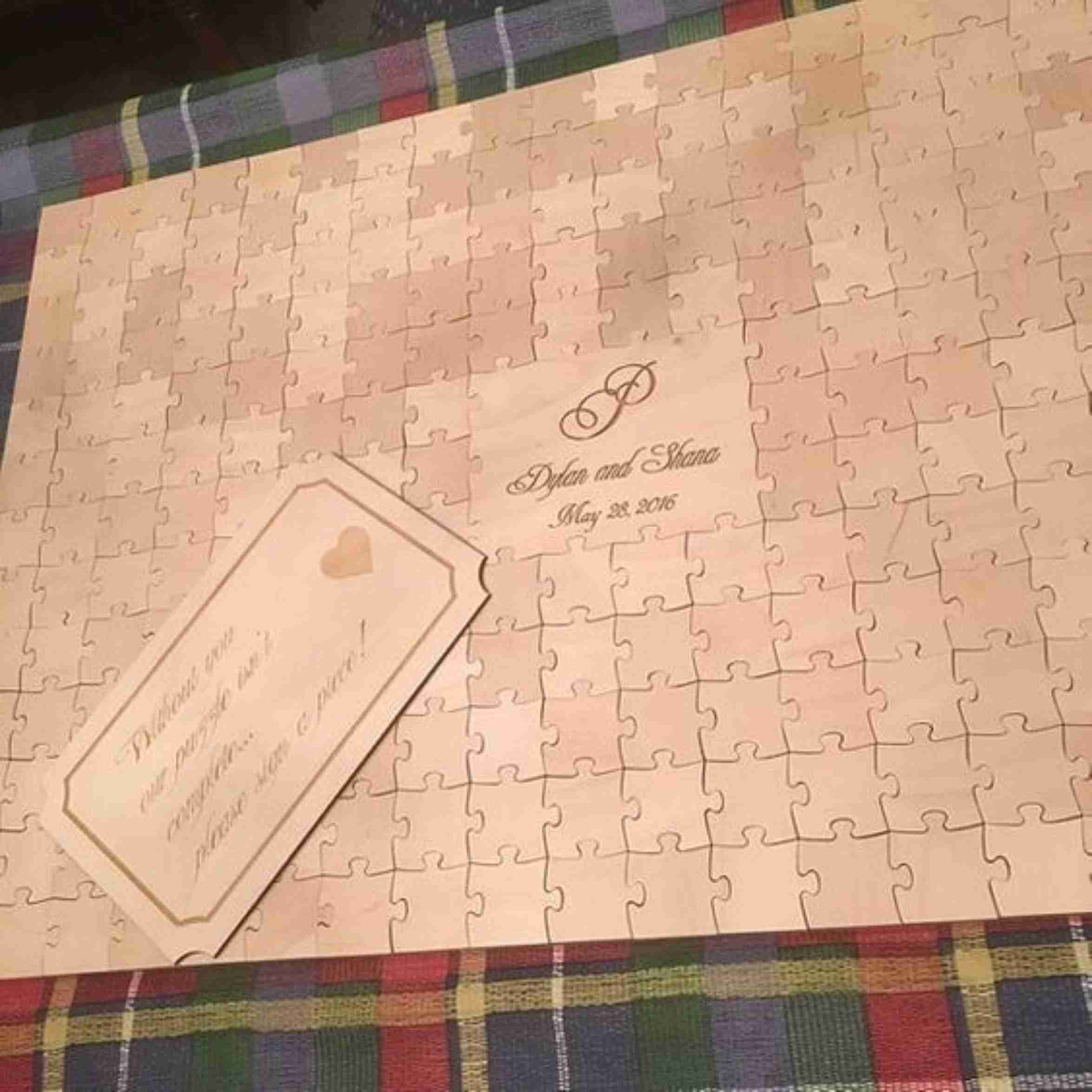 Puzzle Guest Book 80 pieces