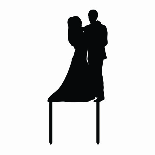 SILHOUETTE DANCING COUPLE