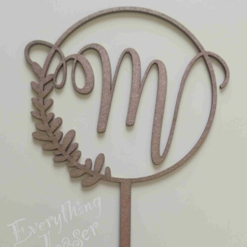 WREATH WITH INITIAL