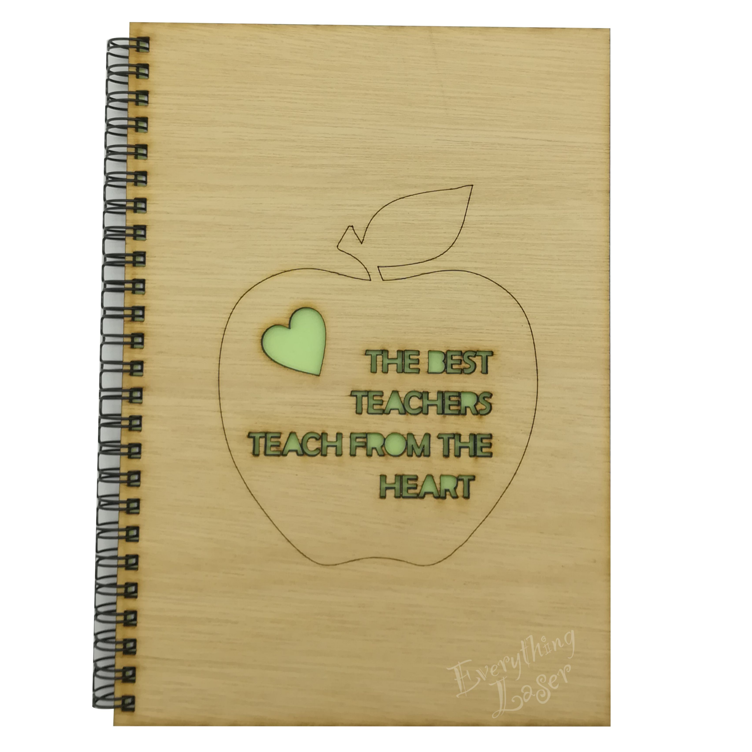 Notebook - teach, love, inspire, most loved teacher
