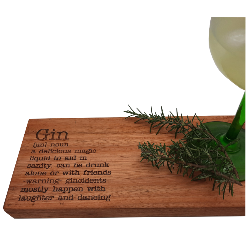 GIN BOARD - GIN DEFINITION (FUNNY)