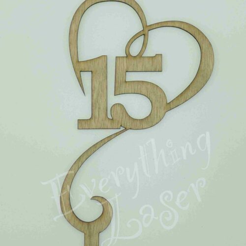 HEART WITH NUMBER