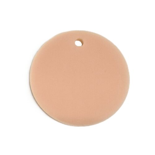 Acrylic Keyring blanks. Peach Acrylic – Pack of 10